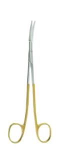 Ножицi операцiйнi, тонзiлетомнi судиннi, делiкатнi, ryпокiнцевi, зiгнутi, ручки зiгнутi, ТВС Фрiдланда, 200 мм Surgimax 04-604-20T